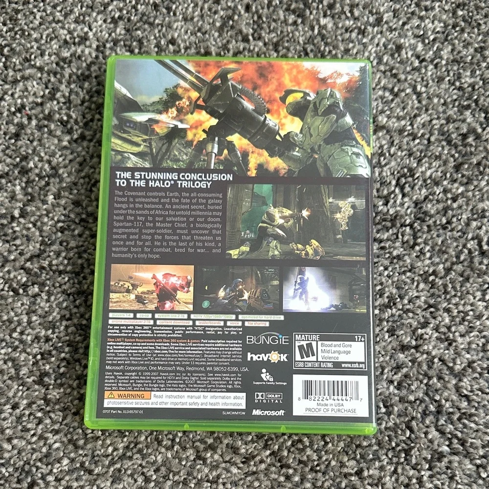 Microsoft Xbox 360 Halo 3 - Green Case
